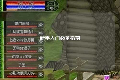 新手入門(mén)必備指南